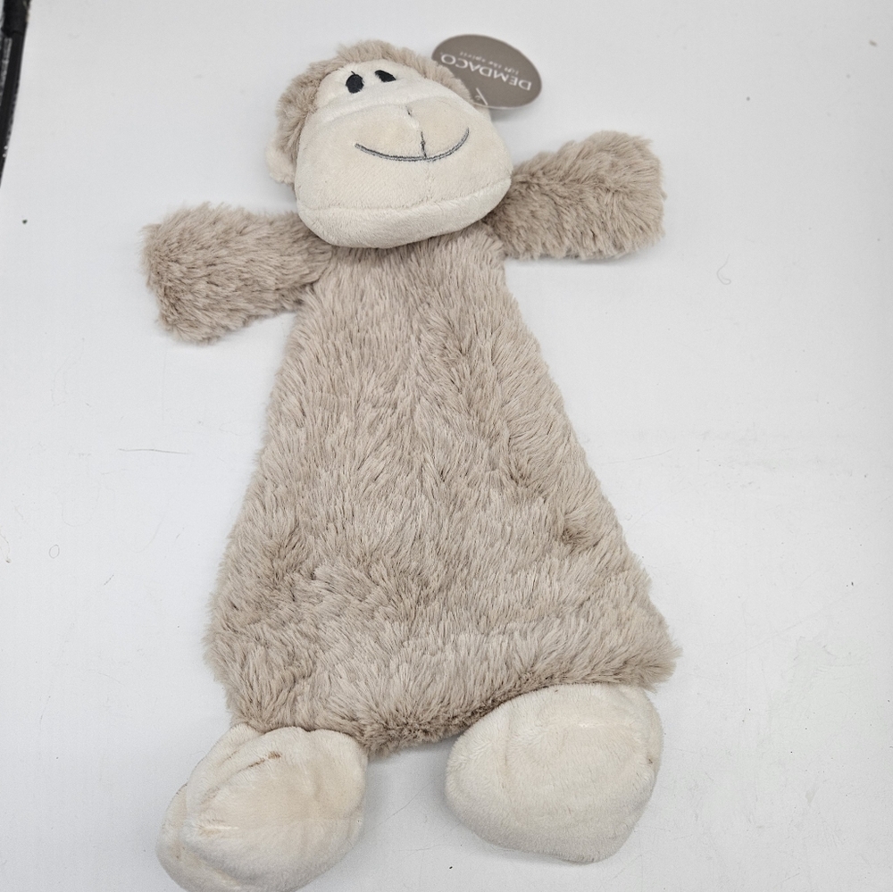 Nat & Jules Meekie Monkey Tan Rattle Plush Cozies Baby